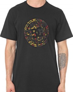 CAMISETA DC SHOES CIRCLE PRINT - PRETA1